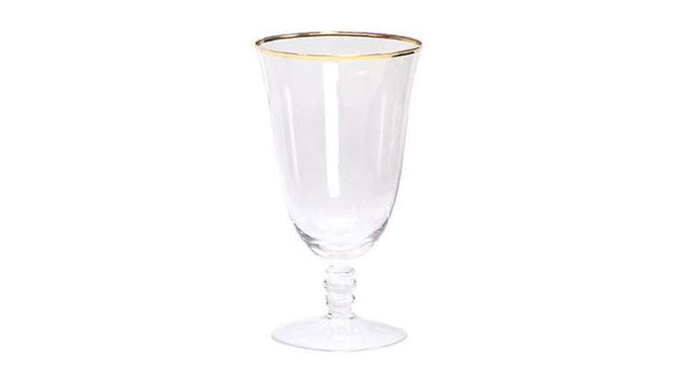 Venice Water Goblet – Gold Rim – 16 oz. | Rental Venice Water Goblet – Gold Rim – 16 oz. | Rental