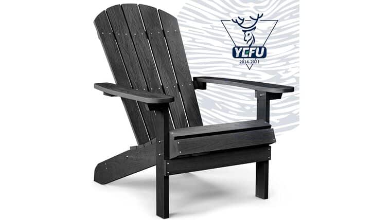 Adirondack Chair | Poly | Black | Rental