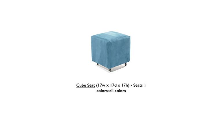 Cube Seat – Baby Blue | Rental