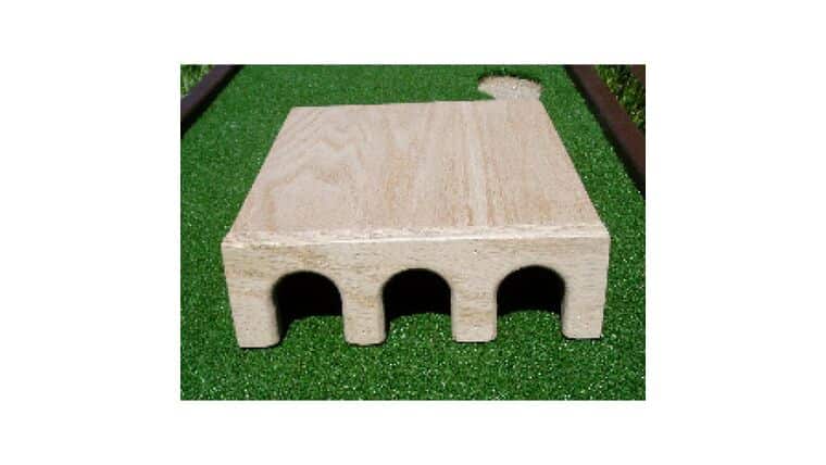 Obstacle – Triple Oak Tunnel Mini Golf Game Obstacle | Rental