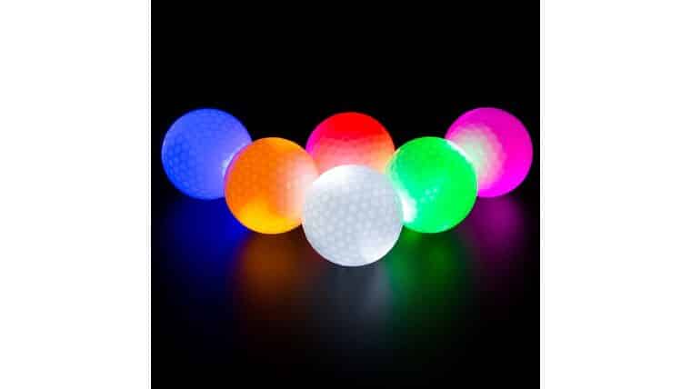 LED Illuminated Light up Golf Balls, Glow in The Dark Night Golf Balls – Blue | Rental