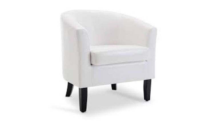 Armchair – Belize Club Arm Chair – White | Rental