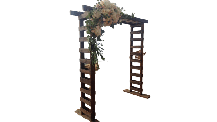 Rustic Wood Ladder Arch | Rental