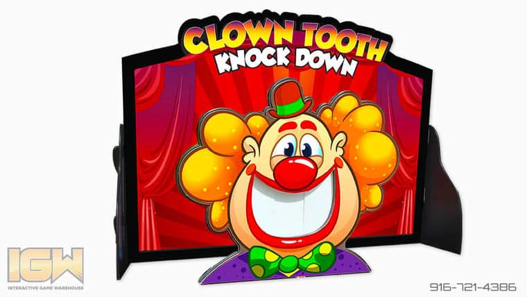 Clown Tooth Knock Down Game | Rental Clown Tooth Knock Down Game | Rental