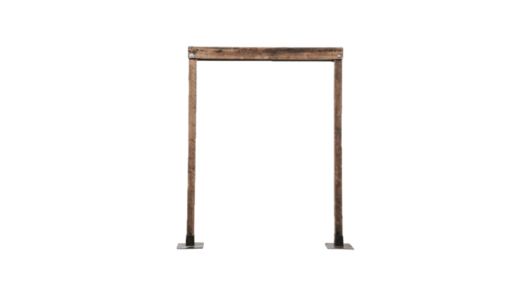 Rustic Wood Frame Straight Arch | Rental
