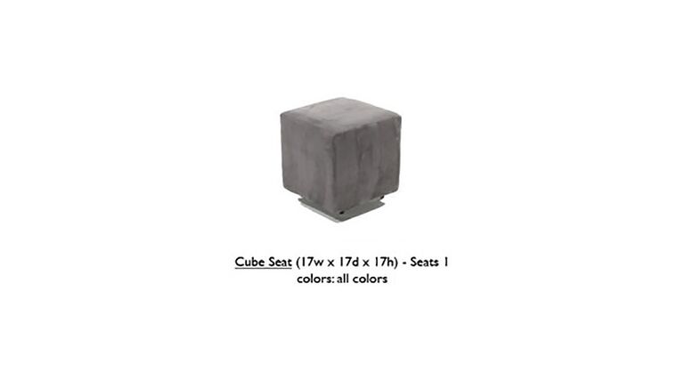 Cube Seat – Charcoal Grey | Rental