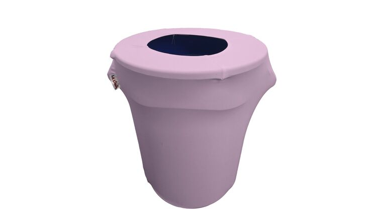 Spandex Trash Can Cover for 32-Gallon – Lilac | Rental Spandex Trash Can Cover for 32-Gallon – Lilac | Rental