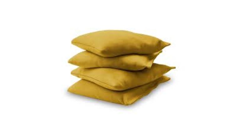 Gold Corn Hole Bean Bag | Rental Gold Corn Hole Bean Bag | Rental