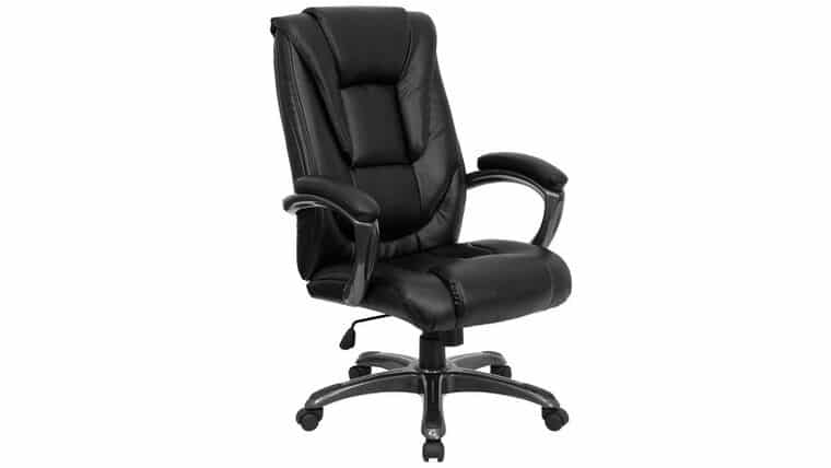 Office Chair – Black Leather | Rental Office Chair – Black Leather | Rental