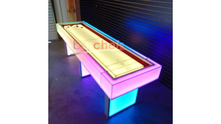 Shuffle Board – LED Illuminated Table | Rental