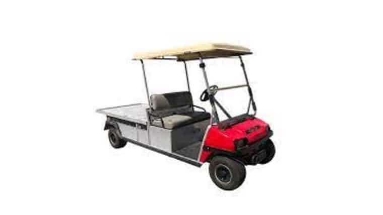 2 Passenger 6′ Flat Bed Golf Cart – Lowered | Rental 2 Passenger 6′ Flat Bed Golf Cart – Lowered | Rental