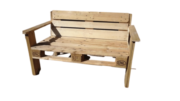 5′ Pallet Bench – Natural | Rental 5′ Pallet Bench – Natural | Rental