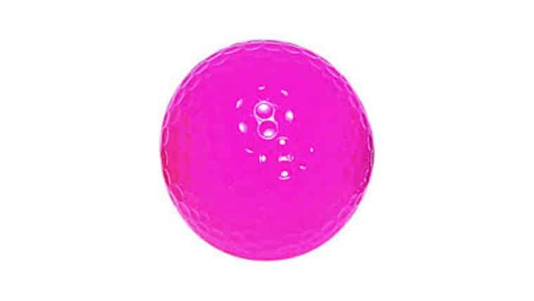 Ball – Black Light Pink Golf Ball | Rental