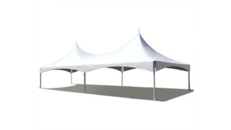 20′ x 40′ | High Peak Tent | White | Rental