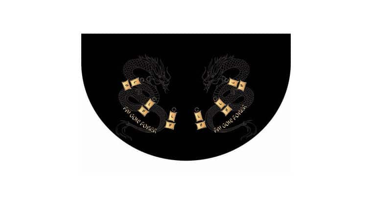 Pai Gow – 6′ Poker Game Table Kit – Black | Rental