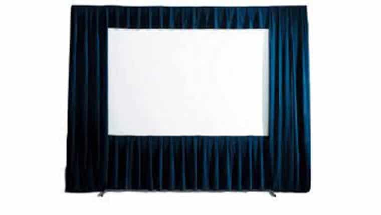 7.5′ x 10′ Fast Fold Projection Video Screen Drape Kit | Rental 7.5′ x 10′ Fast Fold Projection Video Screen Drape Kit | Rental