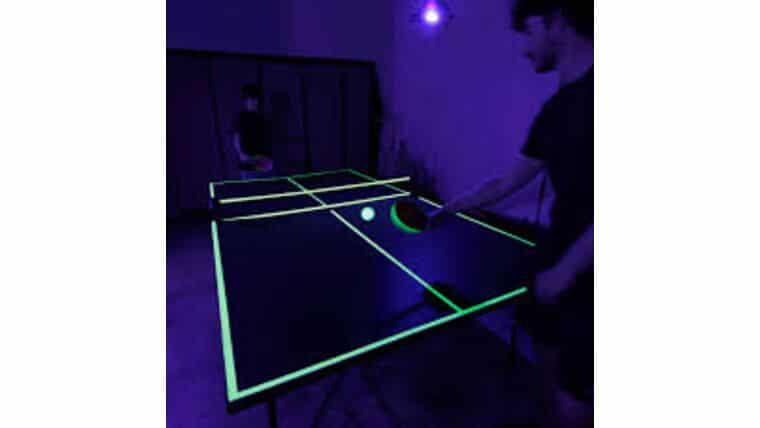 Ping Pong – UV Glow In The Dark Ping Pong Table Kit | Rental