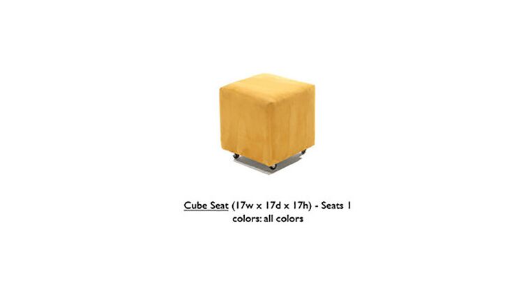 Cube Seat – Yellow | Rental