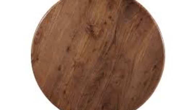 Part – 24″ Round Barrel Top w/2″ Hole – Rustic | Rental
