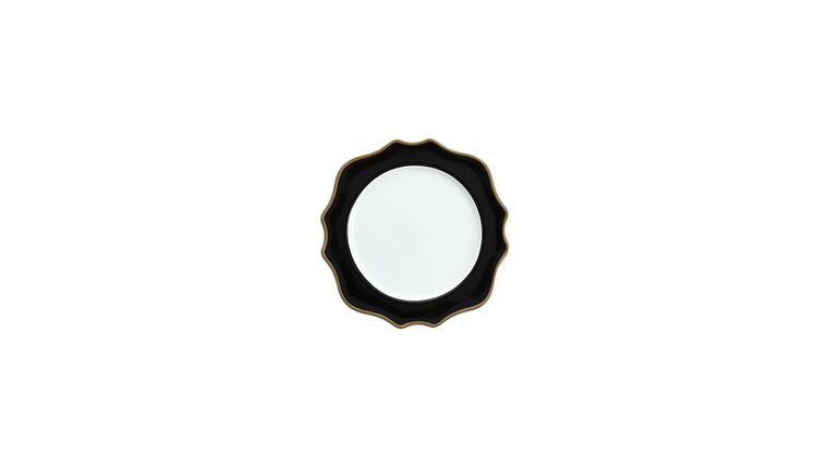 Trieste White/Black/Gold Salad Plate | Rental Trieste White/Black/Gold Salad Plate | Rental