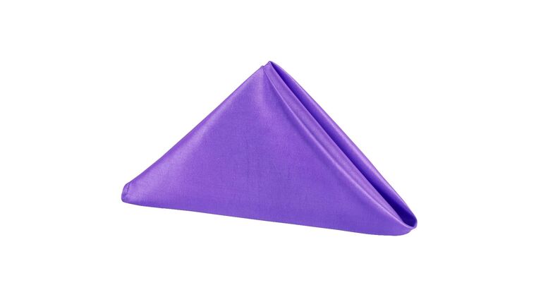 Taffeta Napkin 20″x20″ – Purple | Rental