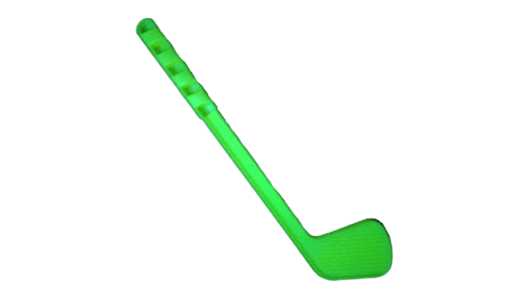 Black Light Yellow Mini Golf Kiddie Putter | Rental
