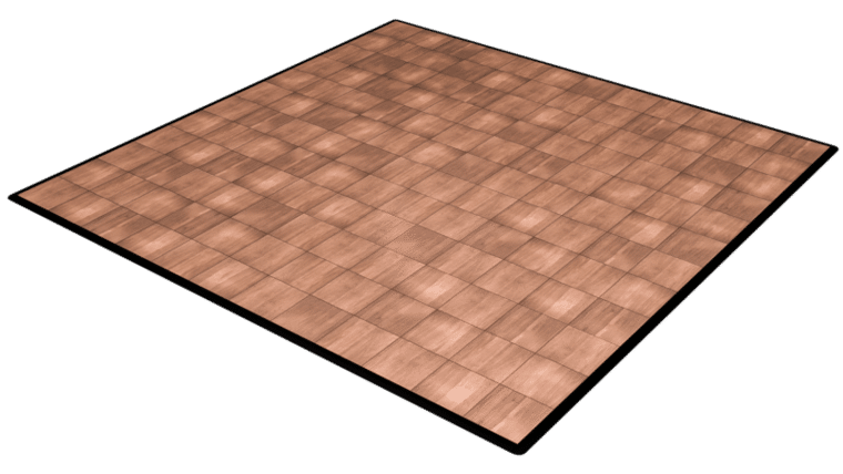 12′ x 12′ Dark Maple Dance Floor | Rental