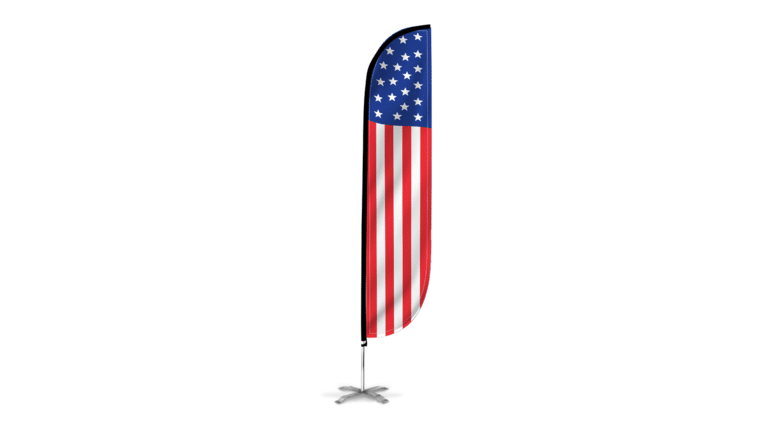 American Flag Feather Flag – 12′ | Rental American Flag Feather Flag – 12′ | Rental