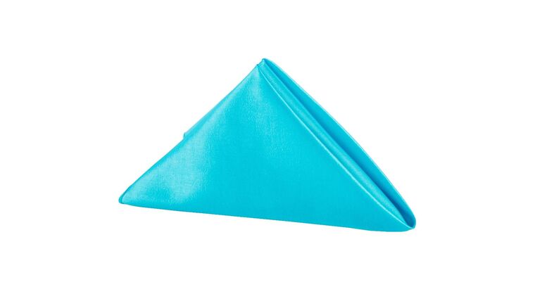 Taffeta Napkin 20″x20″ – Aqua Blue | Rental