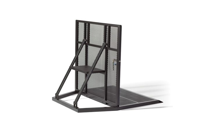 90 Degree Black Metal Blow-Through Concert Crowd Barricade | Rental 90 Degree Black Metal Blow-Through Concert Crowd Barricade | Rental