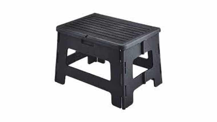 Stool | 1 Step Folding | Black | Rental Stool | 1 Step Folding | Black | Rental