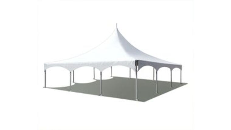 30′ x 30′ | HIgh Peak Tent | White | Rental
