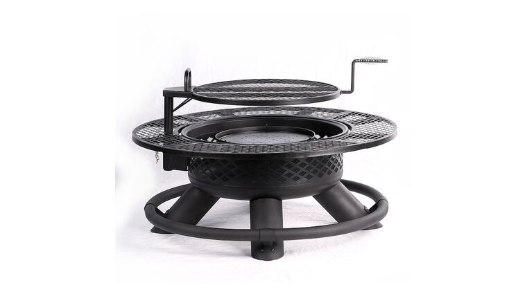 Fire Pit – Big Horn 47.24-in W Black Steel Wood-Burning Fire Pit | Rental Fire Pit – Big Horn 47.24-in W Black Steel Wood-Burning Fire Pit | Rental