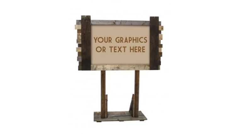 Pallet Custom Sign | Rental
