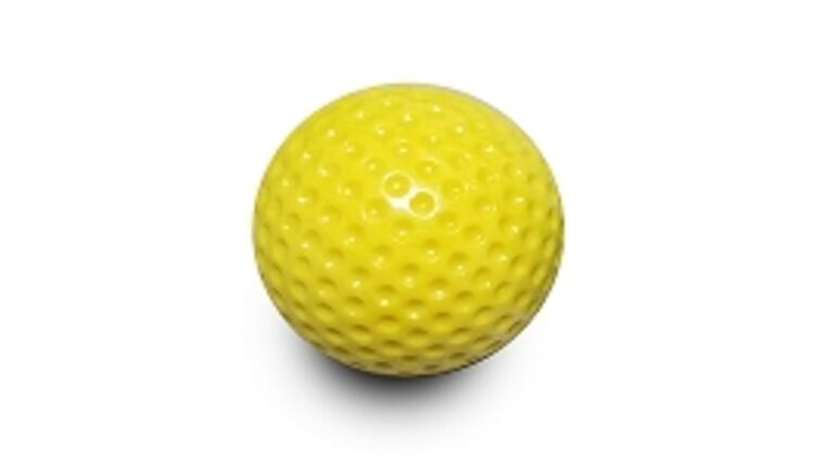 Neon Yellow Foam Low Bounce Practice Golf Ball | Rental