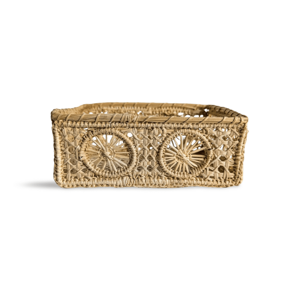 Circles Woven Napkin Holder | Rental Circles Woven Napkin Holder | Rental