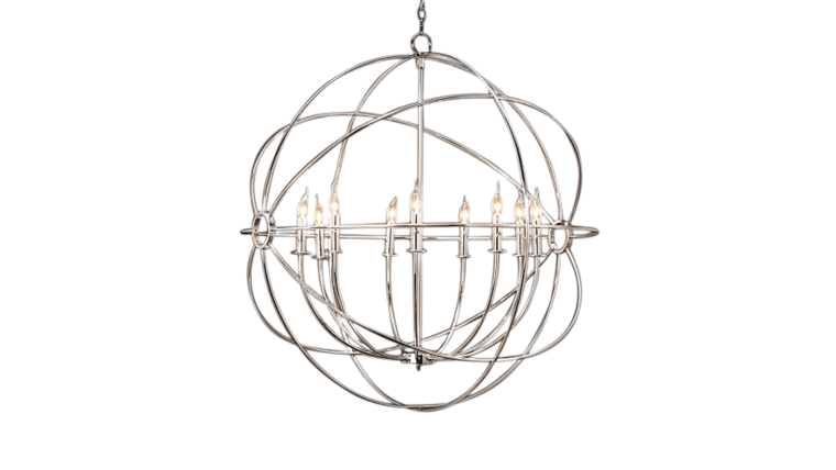 Polished Nickel Orb, Large | Rental