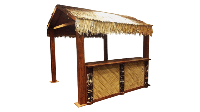 8′ Tiki Hut Bar Façade | Rental