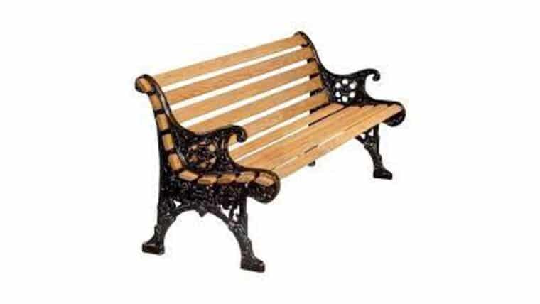 4′ Wood & Iron Foot Bench | Rental 4′ Wood & Iron Foot Bench | Rental