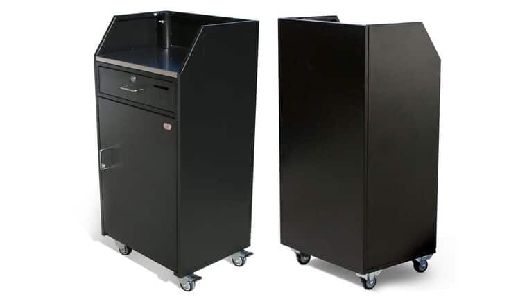Black Valet Podium | Rental Black Valet Podium | Rental
