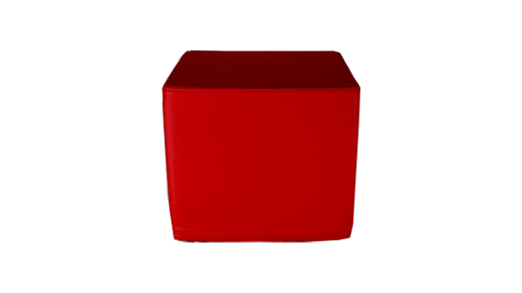 Stool | Cube | Red | Rental