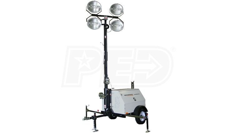 4000W Wide Metal Halide Vertical Mast Light Tower | Rental