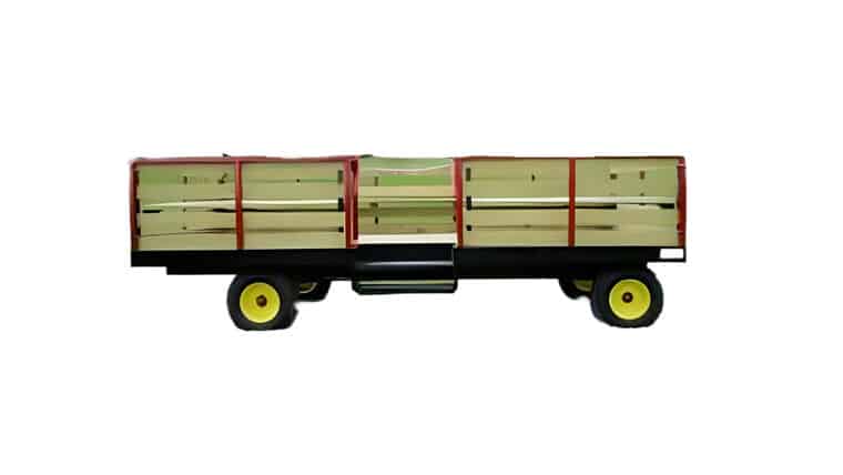 Stake Side Hay Ride Trailer – 20′ x 8′ | Rental