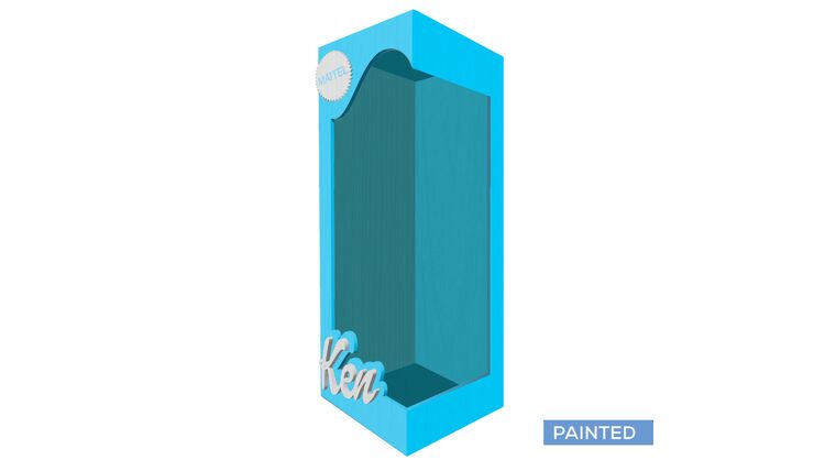 Wood – Collapsible Ken Box Photo Booth – Blue – KIDS | Rental
