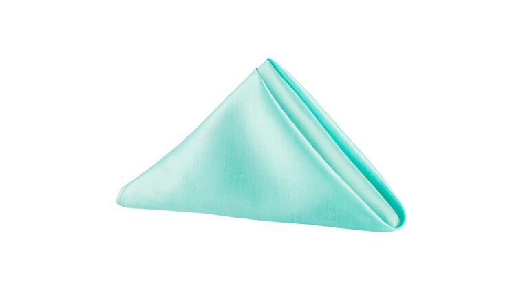 Taffeta Napkin 20″x20″ – Turquoise | Rental