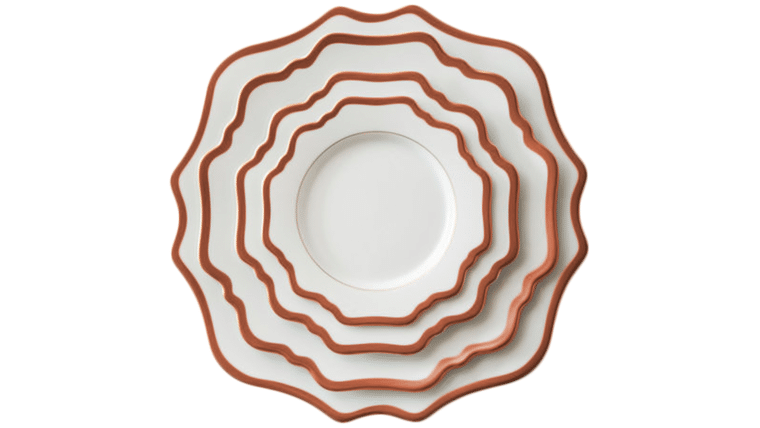 Casablanca Rose Gold & White – Salad Plate | Rental