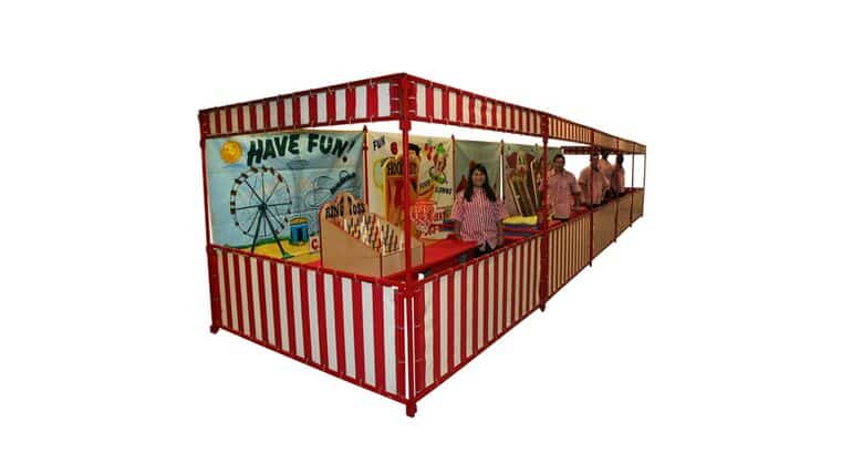 Flat Top Carnival Booth | Rental