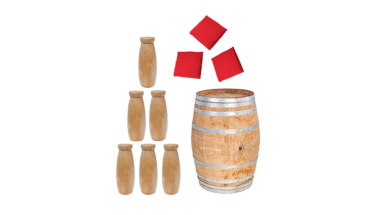 1 Barrel Bean Bag Toss Carnival Game Kit | Rental
