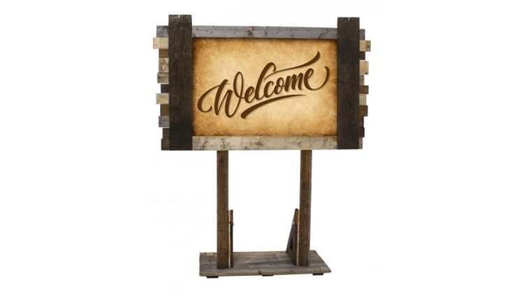 Pallet Welcome Sign | Rental