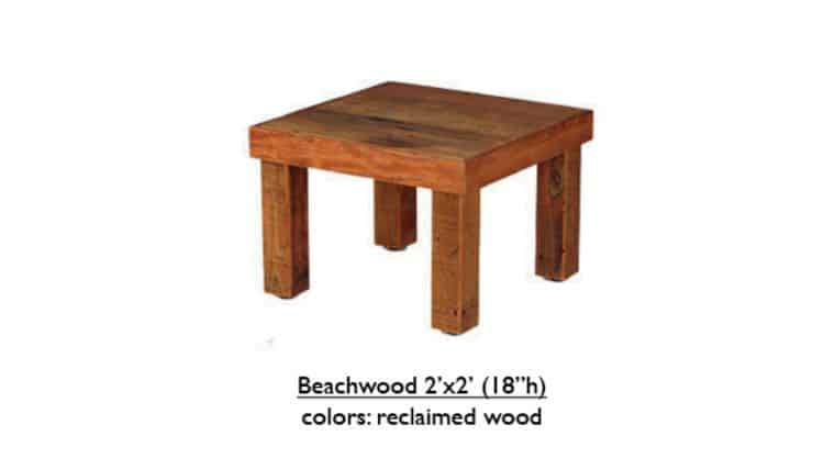 Farm Table | Beechwood | 2′ x 2′ | Rental Farm Table | Beechwood | 2′ x 2′ | Rental
